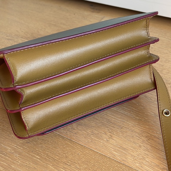 Marni Medium Trunk Bag Pink and Green - Picture 9 of 10